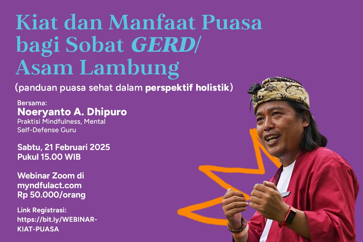 Cover Thumbnail Webinar Kiat dan Manfaat Puasa bagi Sobat GERD