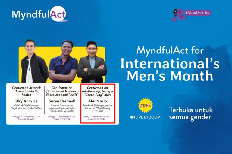 Interactive Talks MyndfulAct for International's Men's Month Abu