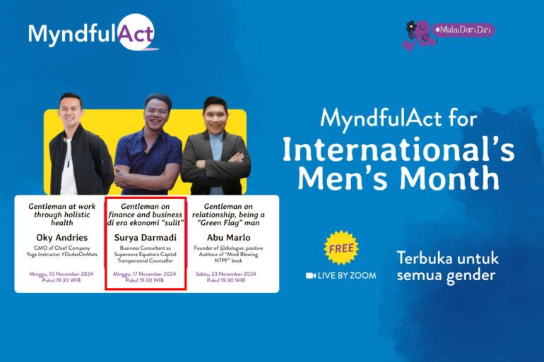 Interactive Talks MyndfulAct for International's Men's Month Surya