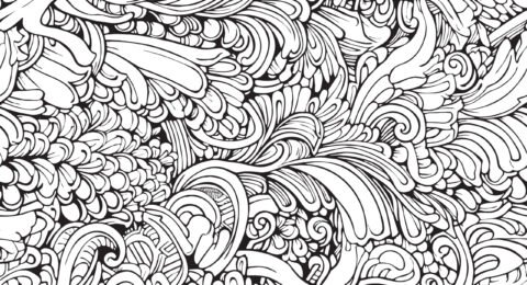 67594064_coloring_book_irregular_organic_line_seamless_pattern